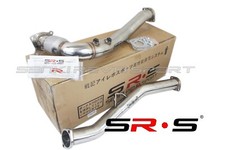 SRS SR*S Exhaust Pipe FOR 2015- 2018 2015+ WRX MANUAL DUAL O2 BUNG J PIPE 16