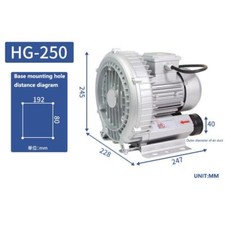 High Pressure Fan Vortex Fan Industrial Dust Collector Centrifugal Blower HG-250