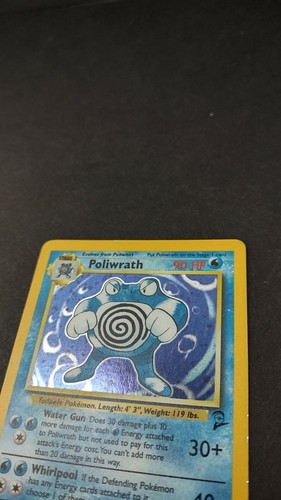 Poliwrath 15/130 Holo Rare Base Set 2 Pokemon Card 1999 WOTC NM/Mint - Picture 7 of 8