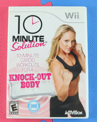 10 Minute Solution Cardio Workouts Knock-Out Body (Nintendo Wii, 2010)