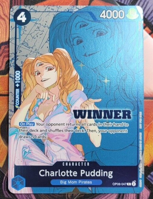 Charlotte Pudding OP06-047	Tournament Winner Prize Promo One Piece Card English