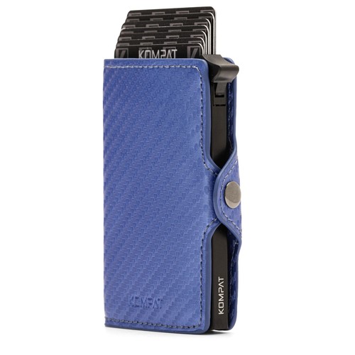 Porta Carte di Credito RFID Portafoglio Uomo Slim Portafoglio Piccolo Sottile - Foto 49 di 83