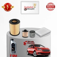 Kit Wartung 4 Filter Und ÖL Ford Grand C-Max 2.0 Tdci 110KW 150CV Ab 2015