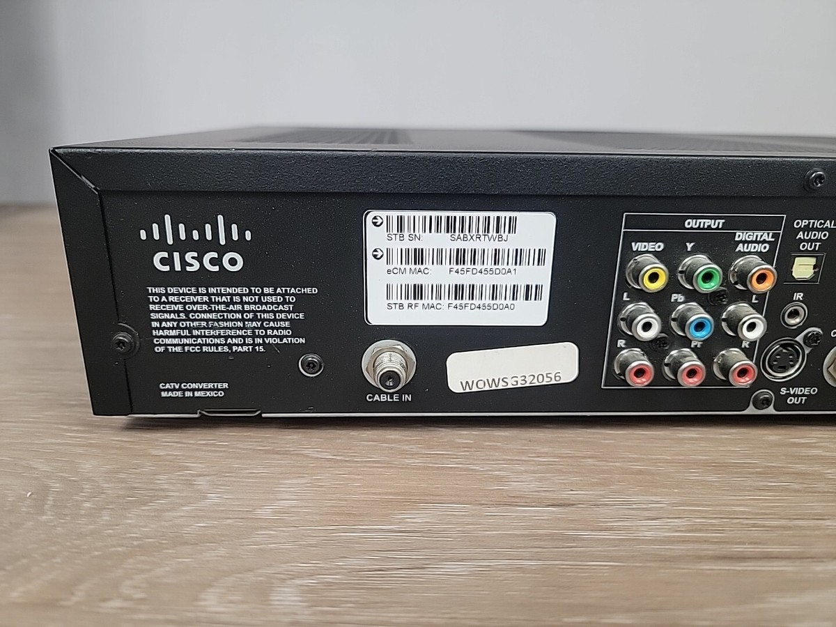 Cisco Explorer 8642HDC Digital Video TV Tuner Receiver HD DVR Set