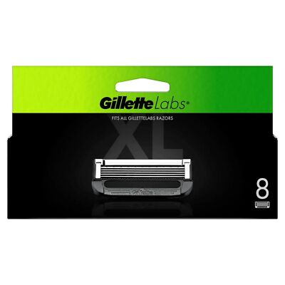 Gillette Labs Rasierklingen 8er Pack Original Herren Nachfüllkassetten UK