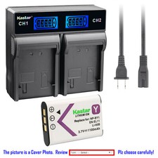 Kastar Battery LCD Rapid Charger for Pentax D-LI78 PENTAX Optio L50 Optio M50