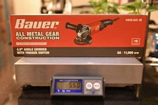 4.5" Angle Grinder Powerful 8 Amp 11,000 RPM Corded/wired 1864E-B by Bauer |O3