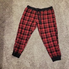 Vintage Polo Ralph Lauren Men's XL Flannel Plaid Straight Leg Lounge Sleep Pants