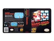 Retro Nintendo Super Mario Bros. NES Cover Game Desk Mat Mega Gaming Mousepad