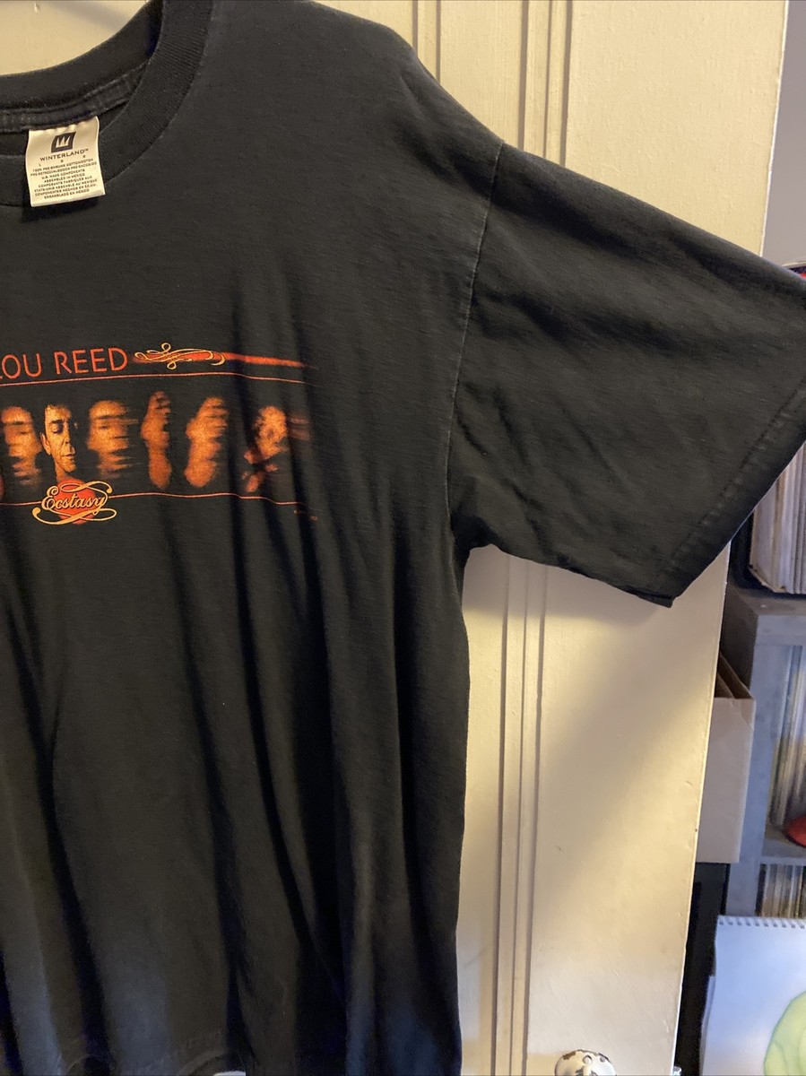 Vintage Genuine 2000 LOU REED ECSTASY TOUR T-Shirt L Velvet