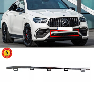 Front Bumper Molding Cover Trim For 2020 2021 2022 Mercedes W167 GLE350 GLE450