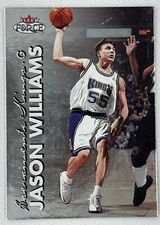 1999-00 Fleer Force #8  JASON WILLIAMS Sacramento Kings   NICE CARD !!!