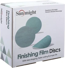 Sunmight Film 6" 1000G Grip No Hole Disc, 01420, 50 Discs