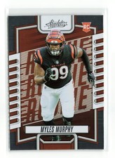MYLES MURPHY #159 RC 2023 PANINI ABSOLUTE BENGALS