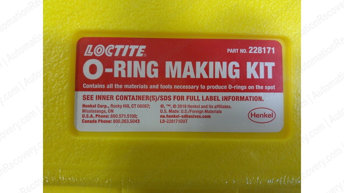 にんげん LOCTITE 228171, CLOVER BUNA-N O-RING MAKING KIT, NEW #338998 | eBay