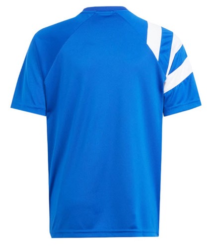 Adidas Youth FORTORE 23 T-Shirts Run Blue Soccer Casual Kid Tee Shirt IQ3207 - Picture 2 of 5