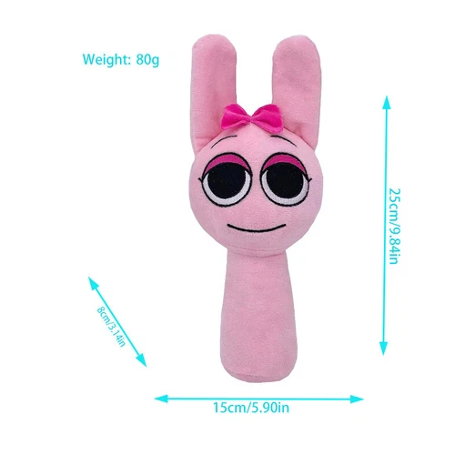 9.8" Horror Game Sprunki Plush Cartoon Soft Stuffed Pillow Dolls For Kid Toys - Picture 13 of 45
