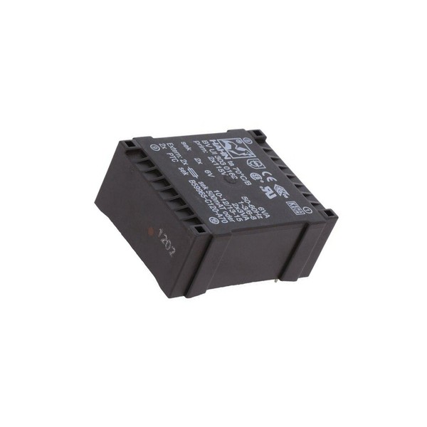 Bv Ui 303 0162 Transformator: üBerzogen 6VA 115/115VAC 6V 6V 500Ma 500Ma Hahn-image