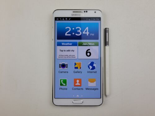 Samsung Galaxy Note 3 (SM-N900P) 32GB - White (Sprint) Smartphone - J9011