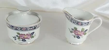 Vintage 1960s Fashion Manor – Rosay Cream & Sugar Set