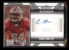 2020 SAGE HIT #A75 Chris Orr Rookie Autographs Black