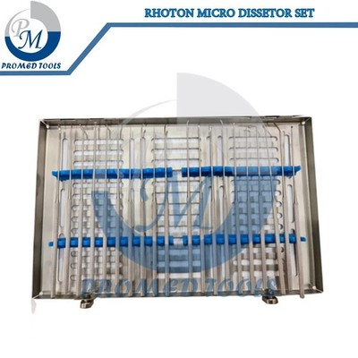 Rhoton Micro Dissector Set 20 Pcs Neurosurgery Instruments Surgical Kit Premium