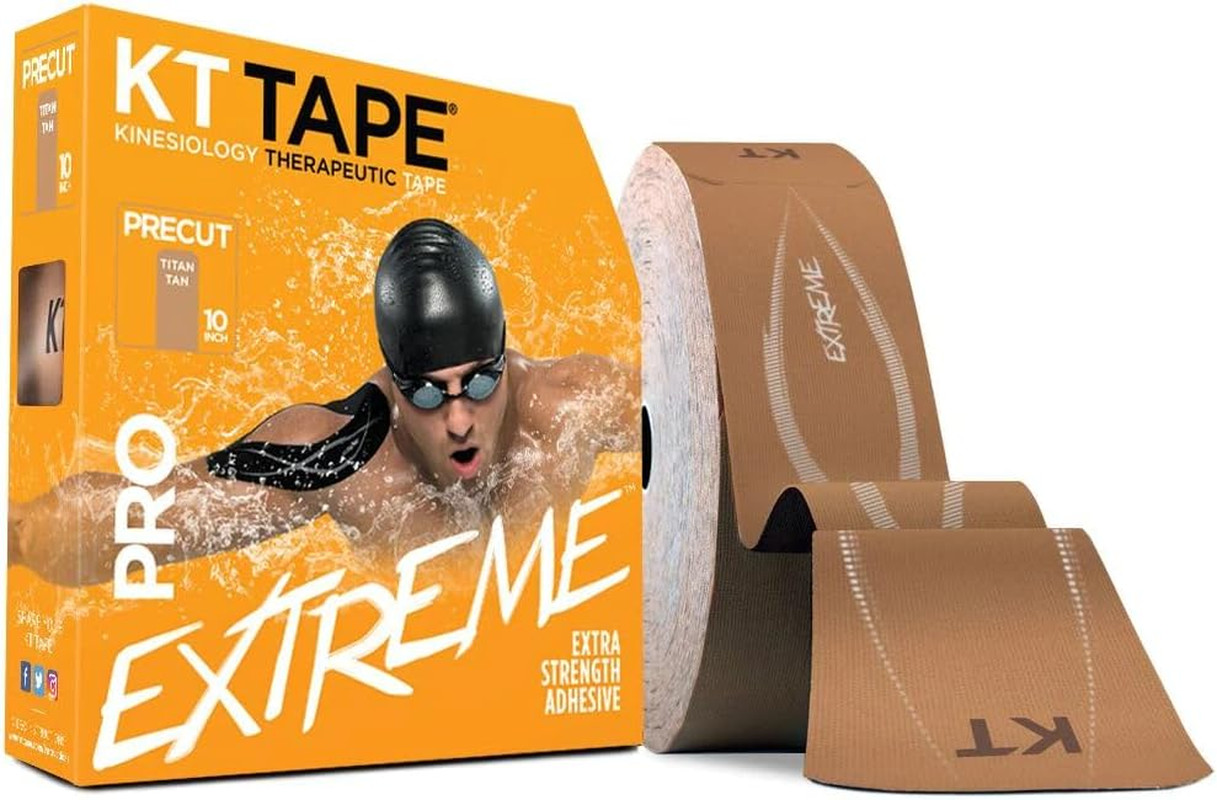 PRO Extreme Synthetic Jumbo Muscle Athletic Tape, 150 Count, 10” Precut Strips