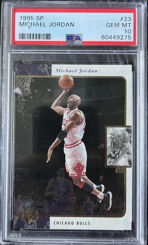 1995-96 SP Basketball #23 Michael Jordan HOF W Bulls PSA 10 GEM MINT