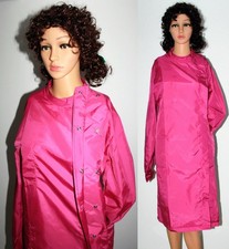 Camice donna XL nylon - tuta da salone lucida manica lunga alta chiusa