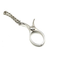 Used Excellent condition HERMES Silver Glove Holder eY0990N
