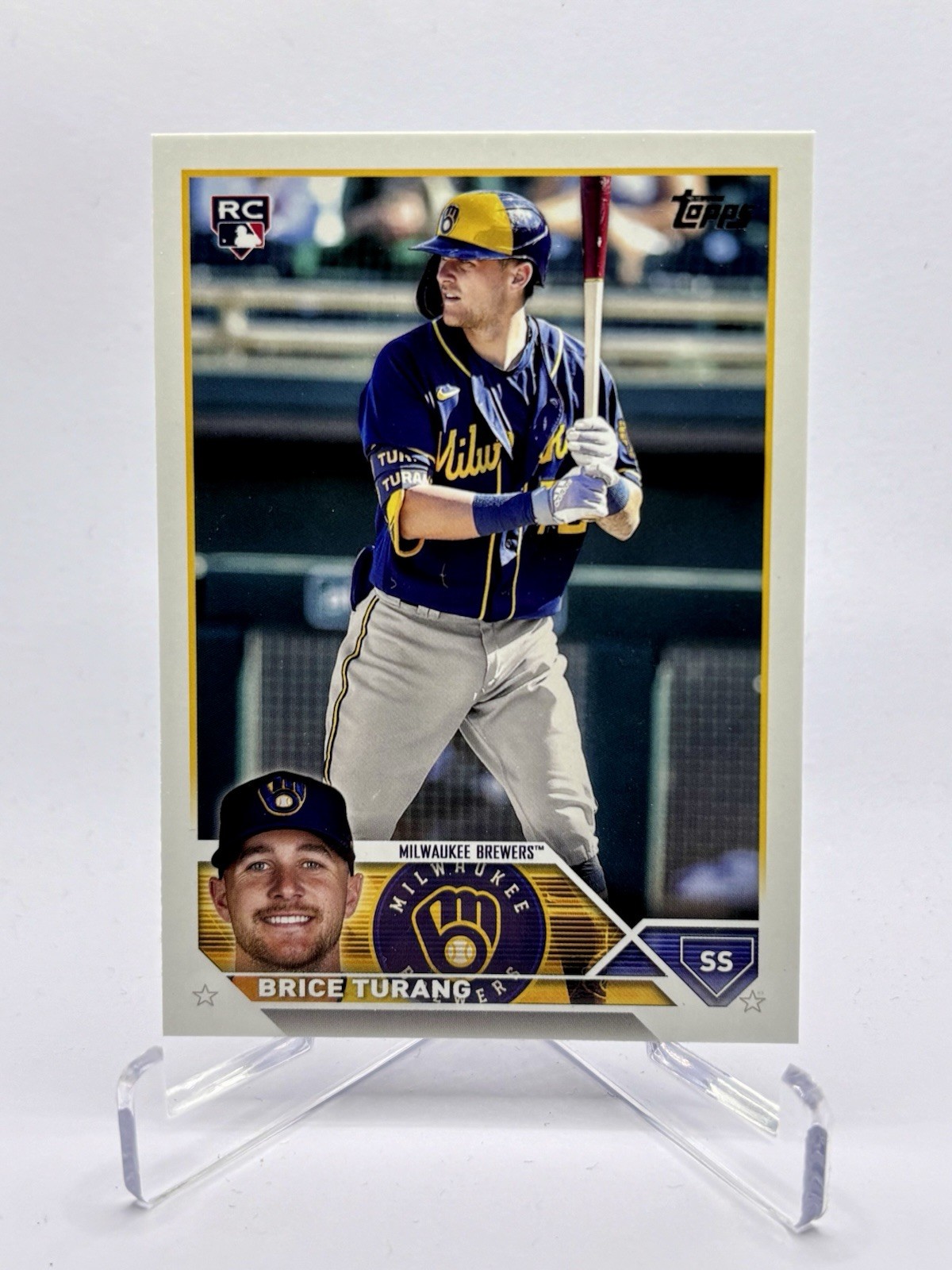 2023 Topps Series 2 Brice Turang RC Rookie #530 Milwaukee Brewers QTY
