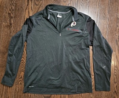 Washington Redskins NFL Nike Dri Fit OnField 1/4 Zip Pullover XL Randy Jordan