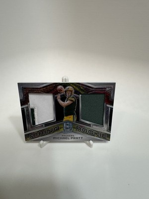 2024 Panini Spectra Michael Pratt Rising Rookies #RRM-MPT Dual Patch /25