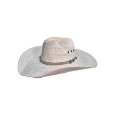 New Bullhide Hats WIDE OPEN 15X Palm Leaf Straw Cowboy Western Hat 57 , 7 1/8