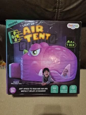 Mindsprout Indoor Light Up Air Tent For Kids T-Rex Open Box