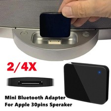 2/4X 30Pin Bluetooth Adapter Converter For Bose SoundDock iPhone iPod Music USA