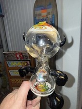 Wig Wag Munny Glass Boro Pipe Unused Old Stock Crack In Tail Functions Prefect Wig Wag Munny Glass Boro Pipe Unused Old Stock Crack In Tail Functions Prefect