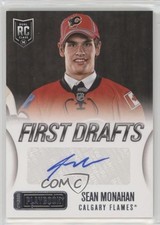2013-14 Panini Playbook First Drafts Signatures Sean Monahan #FD-SMO Auto 2o7