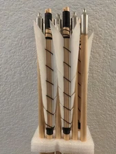 Tyfly Fletching 32 Inch Medieval Wooden Arrows Hand Made Shaft Practice Arrow...