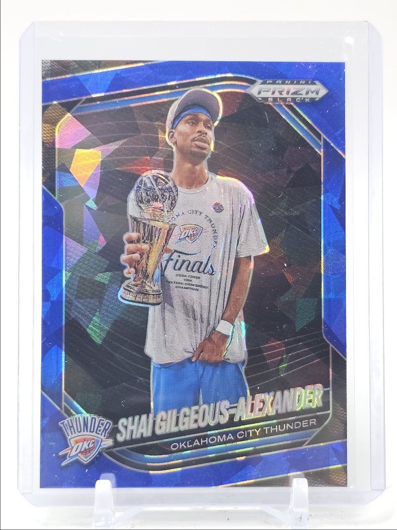 SHAI GILGEOUS-ALEXANDER 2024-25 PANINI PRIZM BLACK BLUE ICE #164 /125 Q3701