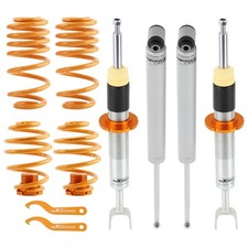 Adj. Lowering Suspension Coilovers Kit For Audi A6 4b C5 Vw Passat 3b 3bg Coils