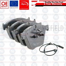 JUEGO DE PASTILLAS DE FRENO DELANTERAS APEC PARA BMW X5 X6 M50d F15 F16 y sensor de cable de desgaste