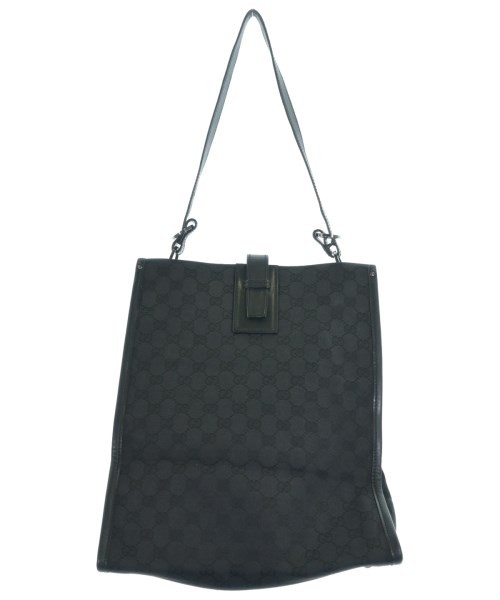 Vintage Gucci Black Patterned Shoulder Bag For Women-image