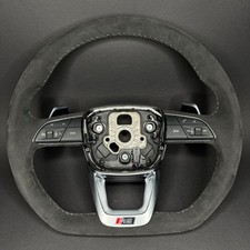 Audi RSQ8 SQ7 SQ8 Q8 Q7 4M S Steering Wheel  ALCANTARA GRAY STICHING RS PADDLES