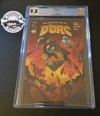 CGC 9.8 D'Orc #1 3rd Printing Image Comics White Pages Brett Bean Rare  