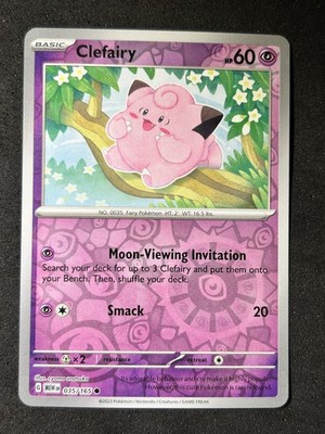 Clefairy 035/165 Sv: Scarlet & Violet 151 Reverse Holo