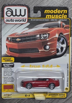 Auto World 2010 Chevrolet Camaro RS/SS Victory Red 1:64