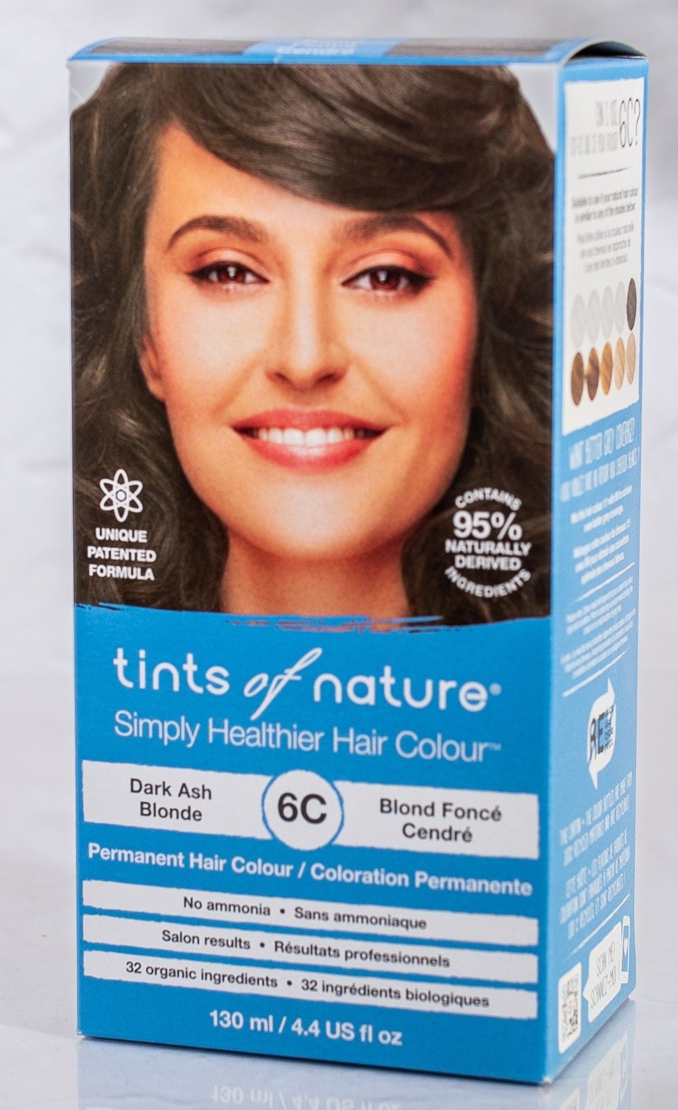 Tints of Nature Permanent Color-6C Темно-пепельный блондин, жидкость, 4,4 унции