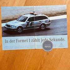 2000 AMG C55 T-Modell Medical Car Mercedes Formel 1 W202 Vintage Ad Werbeanzeige