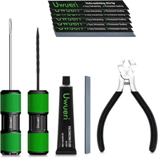 Permanent Tire Repair Kit to Fix Flat Auto Cars, Motorcycle, Offroad, Tractor, T